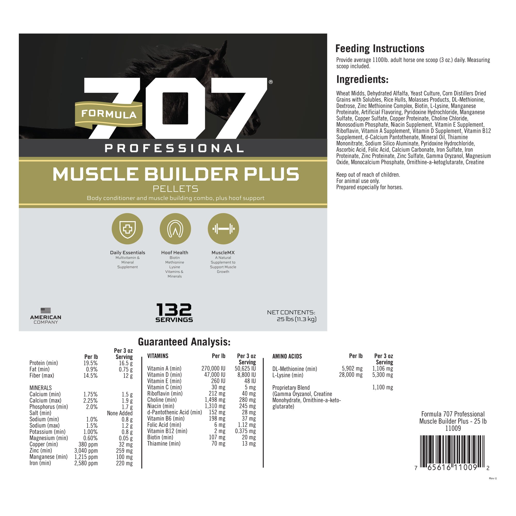 Muscle Builder Plus Bulk - 25 lb bag
